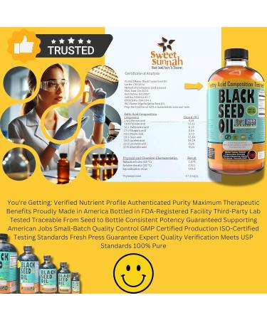 180 Days Premium 2 Pack 16-Ounce Turkish Black Seed Oil - 3X Thymoquinone Optimal - Cold-Pressed, Natural Source of Antioxidants - by Sweet Sunnah - Buy Online on GoSupps.com