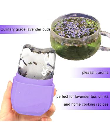 Silicone Face Roller Ice Mold Kit - Cryo Cube Lavender Flowers Cotton Pad for Fine Lines & Pore Reduction | Beauty Skin Care - Buy Online on GoSupps.com