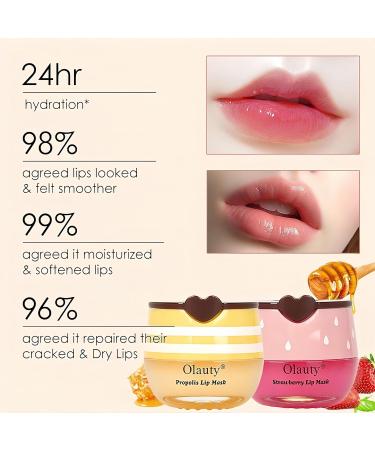 10 PCS Bee Lip Balm Honey Pot, Honey Lip Balm Bulk, Moisturising Sleep Lip Mask Overnight with Sticks, Reduce Lip Lines, Exfoliating Prevention Dry and Crack Lip Scrubs - Buy Online on GoSupps.com