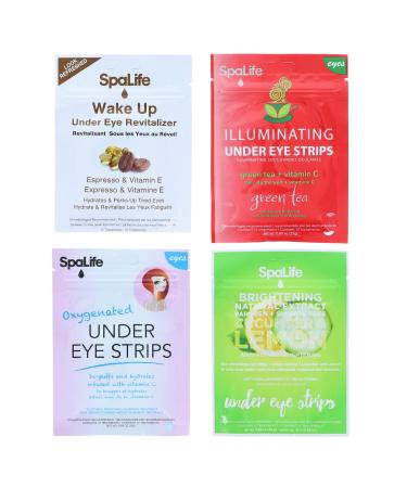 SpaLife Anti-Aging Under Eye Strips Reduce Dark Circles, Wrinkles and Fine Lines (48 Treatment Combo)