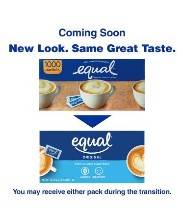 EQUAL 0 Calorie Sweetener - 800 Pack | Zero Calorie Sugar Substitute & Sugar Alternative - Buy Online on GoSupps.com
