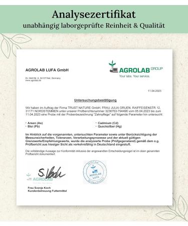 Trust Nature Dental Care Powder for Dogs & Cats | Anti-Plaque & Fresh Breath | German-Made with Parsley Mint Vitamin C Spirulina & Chlorella - Buy Online on GoSupps.com