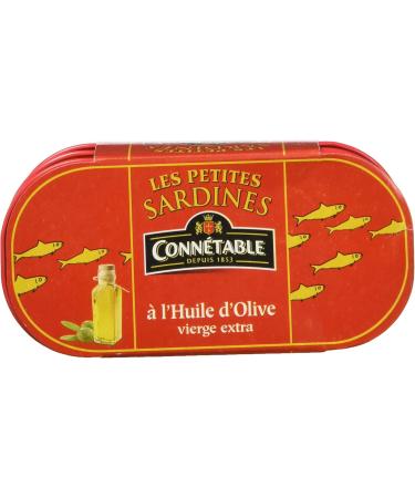 Connetable - Set 3 boxes x 55g - Small Sardines with Extra Virgin Olive Oil - Buy Online on GoSupps.com