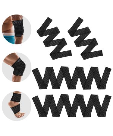 Highly Elastic Calf Compression Sleeves for Men & Women Wrap-Around Leg Compression Sleeve and Shin Splint Support 2pcs Calf Compression Sleeves