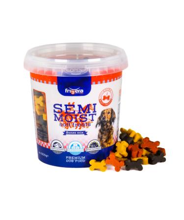 Dry Food for Cold Dogs - Semi-Moist Treat Soft Bones Mix 500g - (402285861230) /Dogs