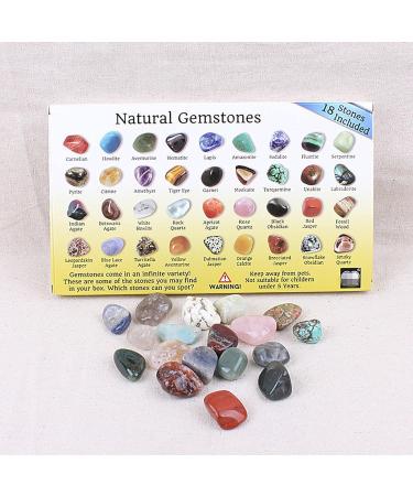 VENTDOUCE Roche Mineral Collection Learning Set of 18 Rough Natural Sciences Geology Set for Girls and Boys Calendar - Buy Online on GoSupps.com