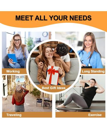 4 Pairs Plus Size Compression Socks for Women & Men - Extra Wide Calf 20-30 mmHg Knee High Stockings for Circulation & Swelling Support - A2 Assort 2X-Large - Buy Online on GoSupps.com