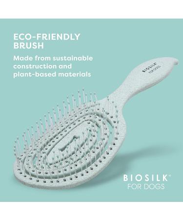 Biosilk Detangling Pin Brush for Dogs - 1 Brush | Grooming Essential - Buy Online on GoSupps.com