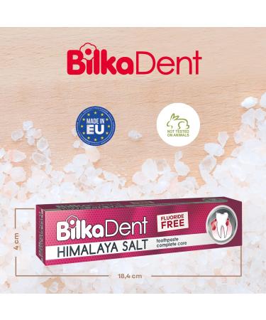 Bilkadent Himalaya Salt Toothpaste - Natural Fluoride-Free Mint Flavor | Complete Care 75ml | Made in Punjab Pakistan - Buy Online on GoSupps.com