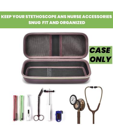 Stethoscope Case for 3M Littmann & MDF Stethoscopes - Chocolate | Extra Pocket for Nurse/Doctor Accessories - Buy Online on GoSupps.com
