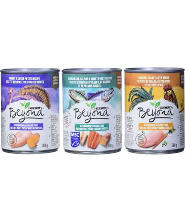 Beyond Grain Free Ground Entr e Natural Wet Dog Food Variety Pack 2.21 kg (6 x 368g) + Beyond Dry Dog Food Grain Free Farm-Raised Chicken & Egg Recipe - 1.36 kg Bag Dog Food + Dog Food White Meat Chicken&Egg - Buy Online on GoSupps.com