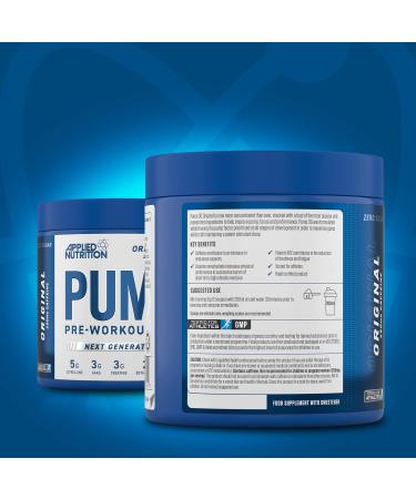 Applied Nutrition Pump 3G Pre Workout - Rainbow Unicorn 25 Servings - Energy Focus & Performance Supplement - Buy Online on GoSupps.com