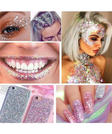 Glitter Body Gel Aonat 30ml - Long-Lasting Pink Sequins for Face Nails Eyes & Hair - Perfect for Masquerade & Halloween (#02) - Buy Online on GoSupps.com