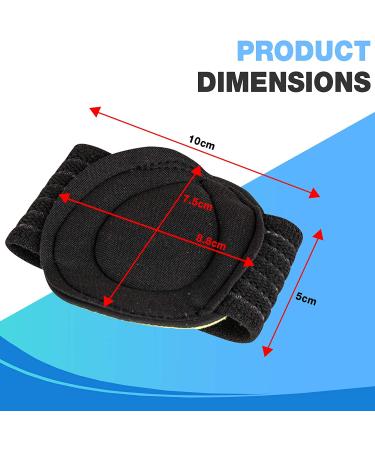 5 Pair Arch Support Brace Compression Sleeves for Plantar Fasciitis Foot Pain Relief - Universal Size for Men & Women - Buy Online on GoSupps.com