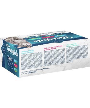 Blue Buffalo Cat Food 3 oz (Pack of 12) - Tuna, Chicken, Fish & Shrimp - Buy Online on GoSupps.com
