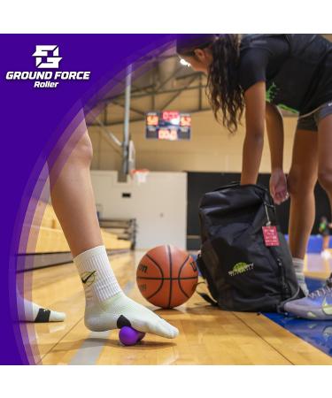 Ground Force Silicone Foot Roller for Plantar Fasciitis and Neuropathy - Foot Pain Relief and Muscle Ache Massage Roller - Plantar Fasciitis Roller for Foot Arch Soreness - Buy Online on GoSupps.com