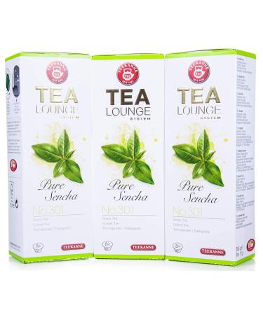 Tealounge Pure Sencha No. 301 Teapot with 3 x 8 capsules