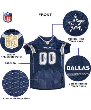 NFL Dallas Cowboys Dog Jersey - Small | Officially Licensed Football Costume for Pets - Buy Online on GoSupps.com