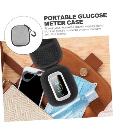 Premium EVA Travel Case for Oximeter & Glucose Test Kits - Insulated Storage Pocket for Diabetes & Health Devices - Buy Online on GoSupps.com