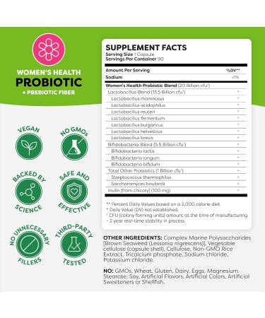 Probulin Women’s Probiotics Immune Health Supplement - 90 Capsules - Buy Online on GoSupps.com