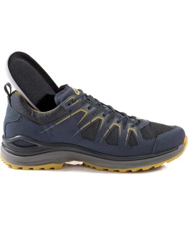 Buy LOWA Innox EVO GTX LO 43 EU - Steel Blue Mustard Low Shoes for Ultimate Comfort | International Shipping Available - Buy Online on GoSupps.com