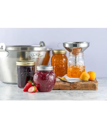 Kilner 0.5L Round Glass Storage Jar with Screw Top Lid - Single Pack - Buy Online on GoSupps.com