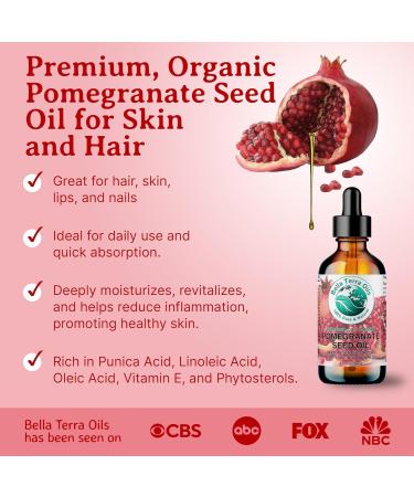 Pomegranate Seed Oil - 1 Gallon for Radiant Skin & Nourished Hair | Antioxidant-Rich Bella Terra Oils (Pack of 10 - Buy Online on GoSupps.com