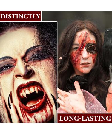 Professional Fake Blood Spray Makeup Kit | Special Effects Halloween Zombie Wound & Scar Wax for Cosplay - Buy Online on GoSupps.com