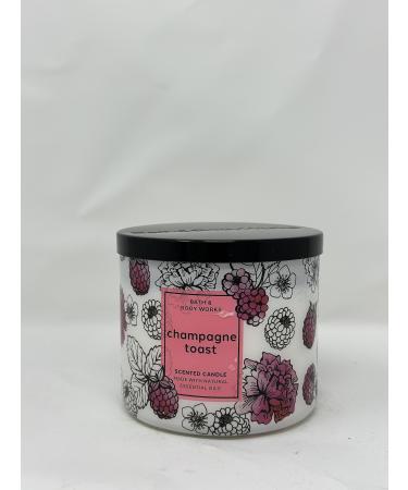 Champagne Toast 3 Wick Candle 14.5 oz / 411 g (Made with Natural Essential Oils)