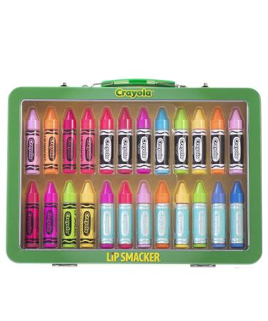 Lip Smacker Crayola Lip Balm Vault - 24 Pack - Buy Online on GoSupps.com