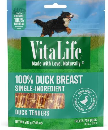 VitaLife 750g Sweet Potato & Duck Twists and 200g Duck Tenders Dog Treats - Buy Online on GoSupps.com