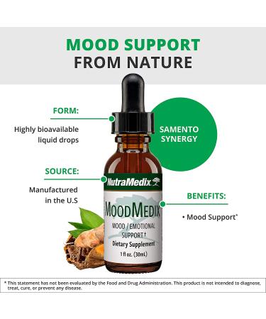 NutraMedix MoodMedix 1 oz - Mood & Emotional Support Supplement - Buy Online on GoSupps.com