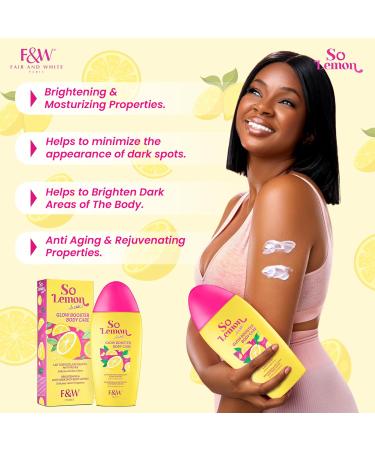 FAIR & WHITE So Lemon Glow Booster Body Care Lotion - 500ml - Buy Online on GoSupps.com