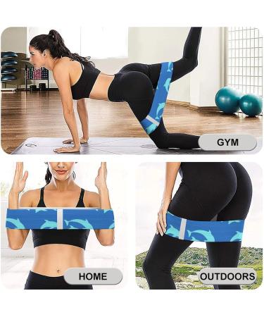Jumping D-olphin Yoga Workout Bands | Comfort Booty Resistance Straps for Legs & Physical Therapy - Buy Online on GoSupps.com