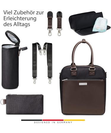 ABC Design Diaper Bag Explore - 2-in-1 Baby Diaper Bag & Backpack | Casual Midnight Baby Bag with Diaper Pad & Bottle Holder - Buy Online on GoSupps.com