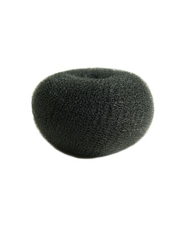 Wig Me Up-Rh-046-15x7-Black XL Dutt pillow for haardutt dutt pillow ring hair rose volume hair styling black very large wide 15 x 7 cm 15x7cm black (black)