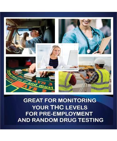 5 Pack DrugExam THC Advantage Home Urine Test Kit - Made in USA - Highly Sensitive Multi-Level Marijuana Test - Detects 15 ng/mL, 20 ng/mL, 50 ng/mL, 200 ng/mL, 300 ng/mL - Buy Online on GoSupps.com