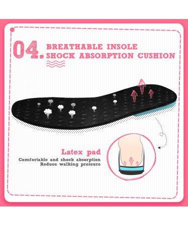 CROVA Kids Water Shoes - Non-Slip Aqua Socks for Boys Girls Toddler - Pink Unicorn Design - Size 9.5-10.5 Little Kid - Buy Online on GoSupps.com