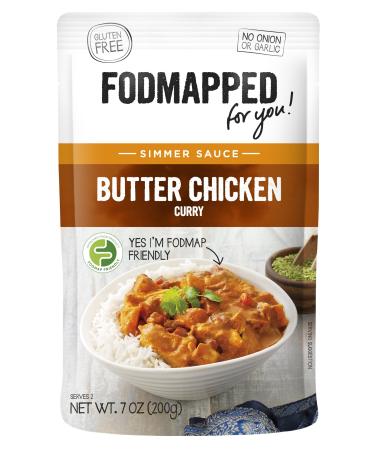 FODMAPPED - Low FODMAP Butter Chicken Simmer Sauce 7 OZ (200g)