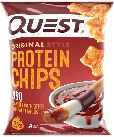 Quest Nutrition Protein Chips Chips BBQ 8 Count - Buy Online on GoSupps.com