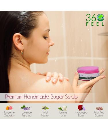 Fragrance Free Sugar Body Scrub - Exfoliating Scrub for Acne Scars & Stretch Marks - Perfect Gift for Women - 8 Fl Oz - Buy Online on GoSupps.com