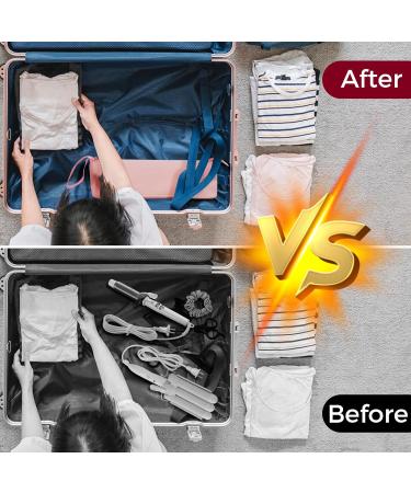 2-in-1 Heat Resistant Hair Tools Travel Bag - Organizer for Flat Irons Curling Irons & Accessories - Perfect Heat Mat for On-the-Go - Pink - Buy Online on GoSupps.com