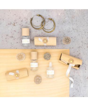 Skeem Print Block Rollerball Perfume - Coastal Driftwood - Natural Ingredients - Travel Perfume Mini Perfume Oil (.5 fl oz) - Buy Online on GoSupps.com