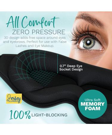 Silk Sleep Eye Mask | 100% Pure Silk Comfortable & Adjustable | Ultimate Sleep Aid for Men & Women - Buy Online on GoSupps.com