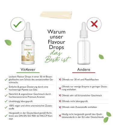 Flavor Drops 3x50ml Bundle - Vanilla Milk Cookies & Cream Honey - Calorie-Free Taste | International Shipping Available - Buy Online on GoSupps.com