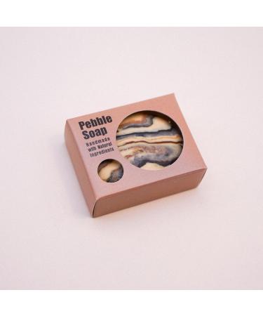 Handmade Pebble Soap in Marble Effect Design (1 Light Brown) 1 Light Brown - Buy Online on GoSupps.com