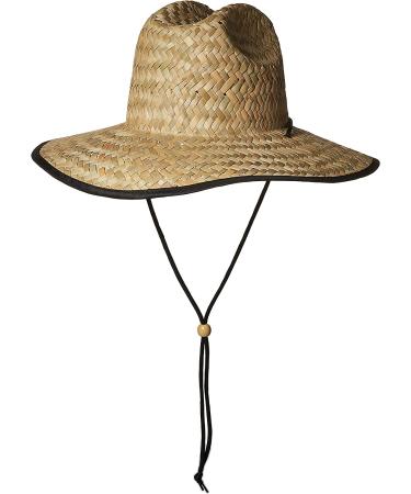 Brooklyn Athletics Men's Lifeguard Straw Hat - Unisex Beach Sun Protection - Buy Online on GoSupps.com