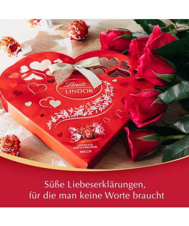 Buy Lindt Lindor Heart Pack - Milk Chocolate Delicacies (4 x 112g) - Premium Quality Treats for Gifting | International Shipping Available - Buy Online on GoSupps.com