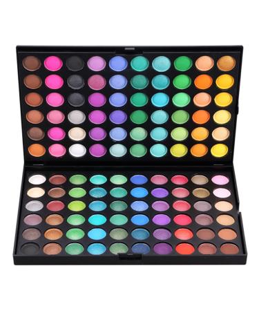 FantasyDay Pro 120 Colors Shimmer and Matte Eyeshadow Makeup Palette Cosmetic Contouring Kit 2 - Ideal for Professional and Daily Use