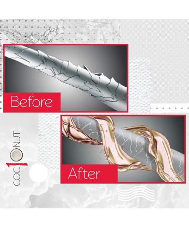 Coconut Heat Protectant Spray - Up to 450F Thermal Protection - For All Hair Types - Prevent Frizz & Split Ends - 8.45fl.oz - Buy Online on GoSupps.com